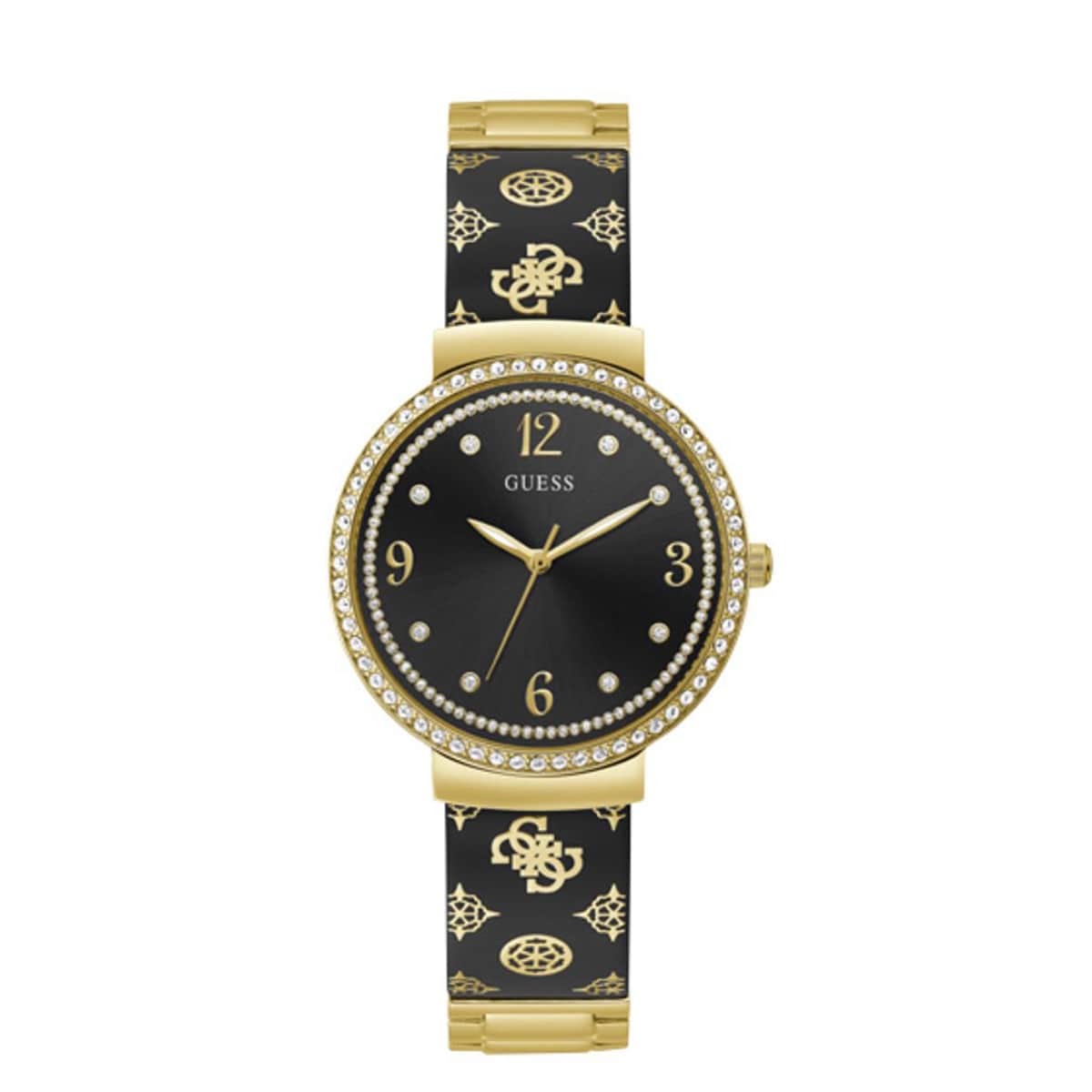 Montre GUESS manchette Femme, Boîtier carré Acier strassé, Bracelet Acier -  Vinted
